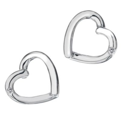 Hot Diamonds Sterling Silver Just Love EarringsHot Diamonds Sterling Silver Just Love Earrings