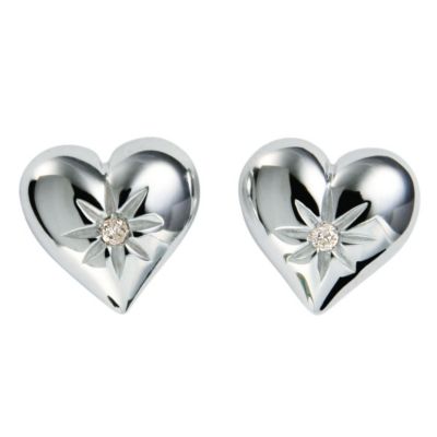 Hot Diamonds Sterling Silver Giselle Heart Earrings