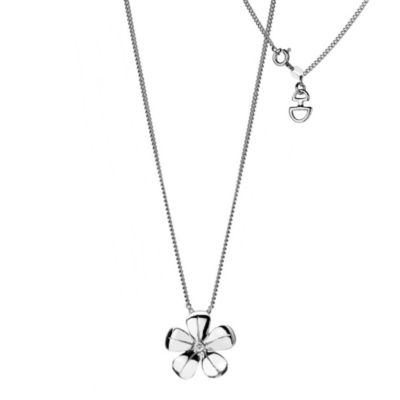 Hot Diamonds Sterling Silver Plumbago Pendant