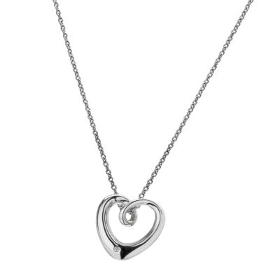 Hot Diamonds Sterling Silver Heart Necklace