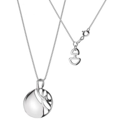 Hot Diamonds Sterling Silver Eclipse Disk Pendant