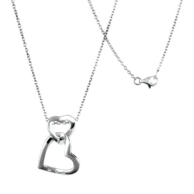 Hot Diamonds Sterling Silver Lovebird Pendant