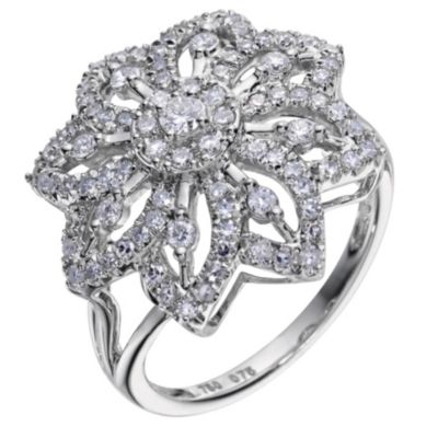 Sattva 18ct White Gold 3/4 Carat Diamond Ring - Product number 9120203