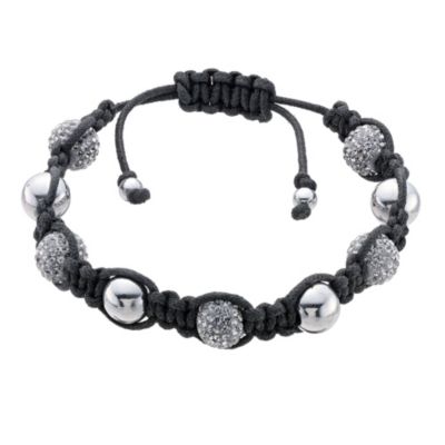 Eternal Men's Stainless Steel Grey Crystal Bracelet - Product number 9125051