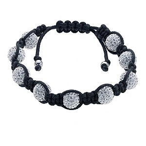 Eternal Men's Stainless Steel Crystal Bracelet