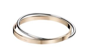 Calvin Klein ladies' stainless steel rose gold-plated bangle - Product number 9125345