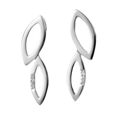 Hot Diamonds sterling silver multi leaf earrings - Product number 9125914