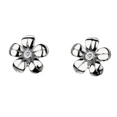 Hot Diamonds sterling silver flower stud earrings - Product number 9126015