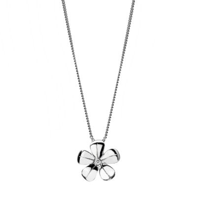 Hot Diamonds sterling silver flower pendant - Product number 9126198