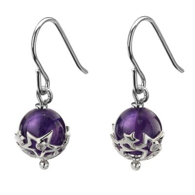 Hot Diamonds sterling silver amethyst earrings - Product number 9126279