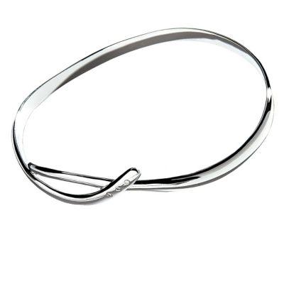 Hot Diamonds sterling silver overlap bangle - Product number 9126384