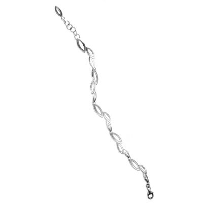 Hot Diamonds sterling silver multi leaf bracelet - Product number 9126414