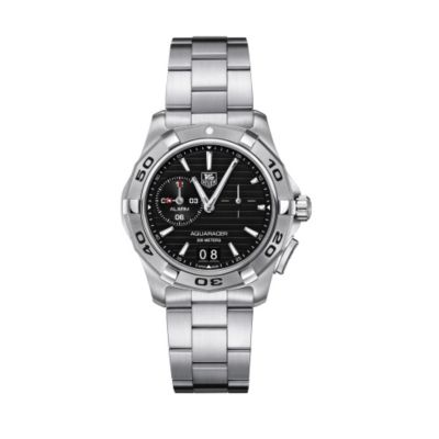 TAG Heuer Aquaracer men's black alarm watch - Product number 9126597
