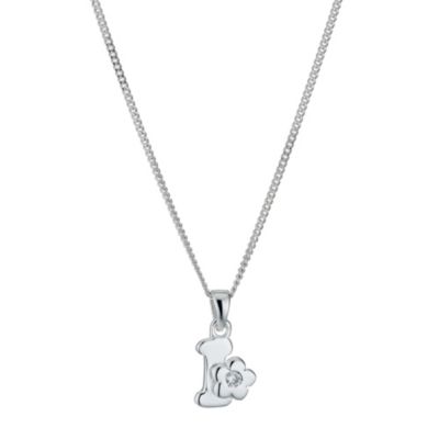 Children's Sterling Silver Initial I PendantChildren's Sterling Silver Initial I Pendant