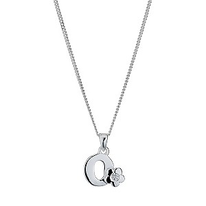 Little Princess Childrens Sterling Silver Initial O Pendant