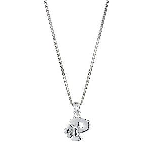 Little Princess Childrens Sterling Silver Initial P Pendant