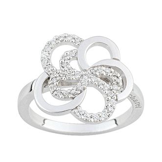 Cacharel sterling silver flower ring M