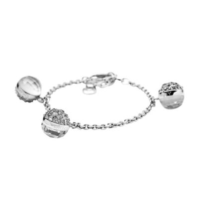 DKNY ladies' stainless steel crystal ball bracelet - Product number 9149570