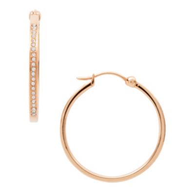 DKNY rose gold stone set hoop design - Product number 9149600