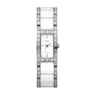 DKNY ladies' white ceramic bracelet watch - Product number 9150242