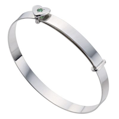 Silver Children's May Birthstone Bangle - Product number 9172238