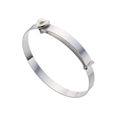 Silver Children's August Birthstone Bangle - Product number 9172262