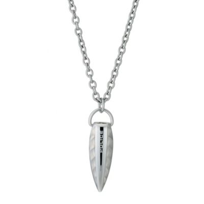 Police Men's Stainless Steel Feather Pendant - Product number 9179674