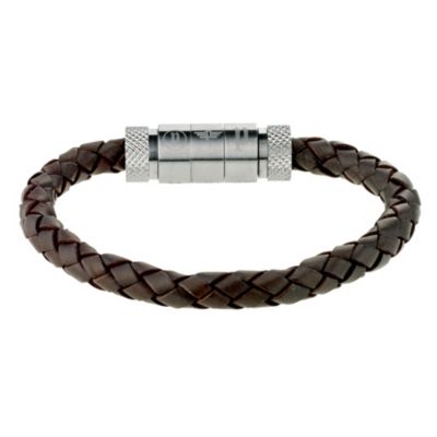 Police Men's Woven Leather Bracelet - Product number 9179682