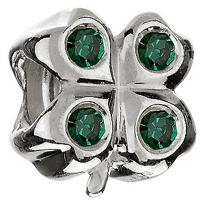 Chamilia - sterling silver four leaf clover bead