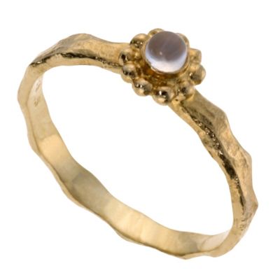 Blossom sterling silver 3mm amethyst ring - Size Large - Product number 9184937
