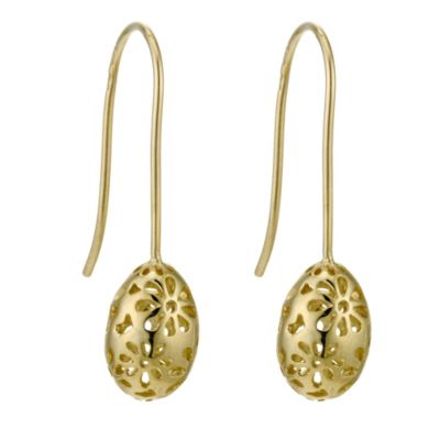 Sterling silver gold plated earrings - Product number 9185011