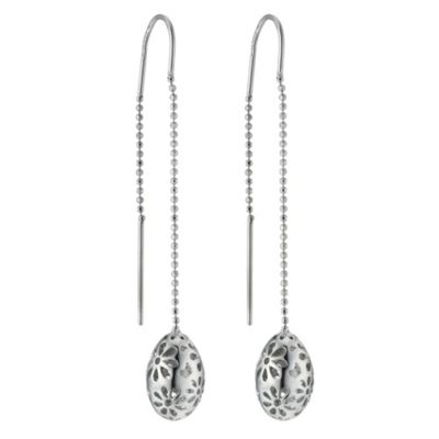 Blossom silver ball drop earrings - Product number 9185186