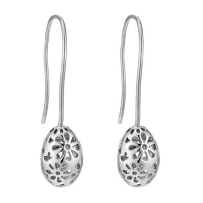 Sterling silver cut out hook earrings - Product number 9185194