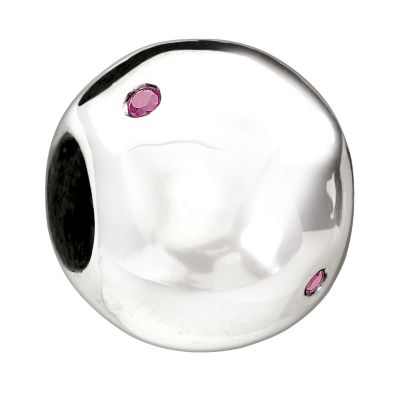 Chamilia - sterling silver Roundabout fuchsia bead - Product number 9185798