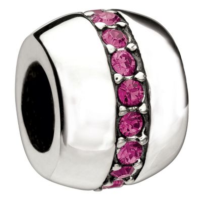 Chamilia - sterling silver Cosmo fuchsia Swarovski bead - Product number 9185836