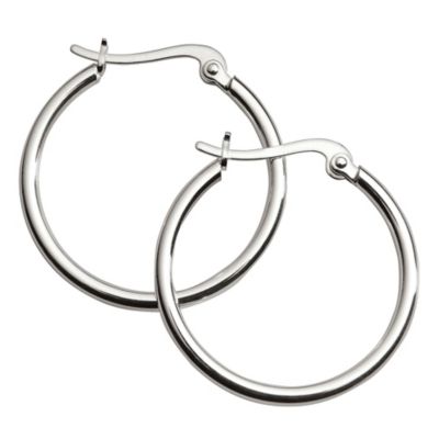 Chamilia sterling silver plain hoop earrings - Product number 9187448