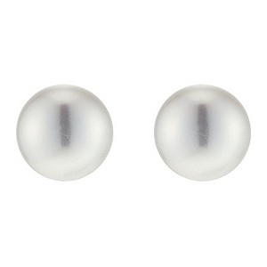 9ct Yellow Gold 8mm Cultured Freshwater Pearl Studs