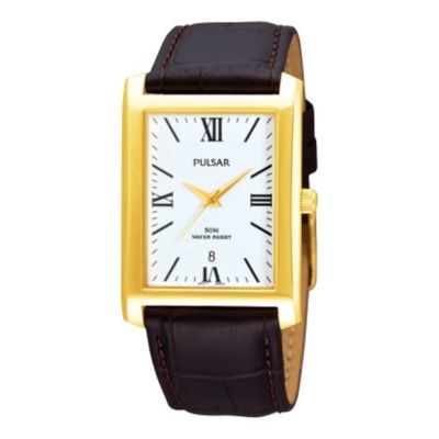 Pulsar Men's Mock Croc Strap Watch - Product number 9188606
