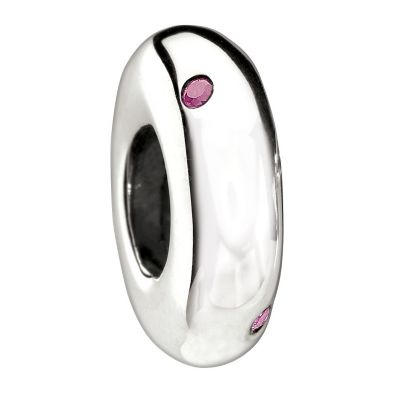 Chamilia - Silver Fuchsia Cubic Zirconia Uptown Bead - Product number 9189750