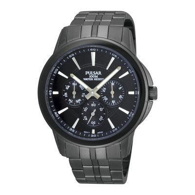Pulsar Men's Ion Plated Bracelet Watch - Product number 9191054