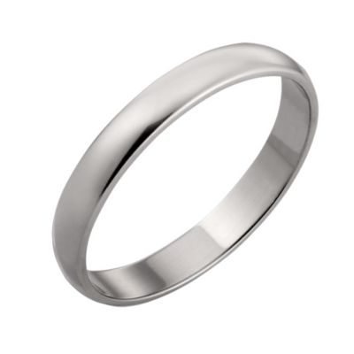 14ct White Gold 3mm Extra Heavyweight Wedding Ring - Product number 9195629