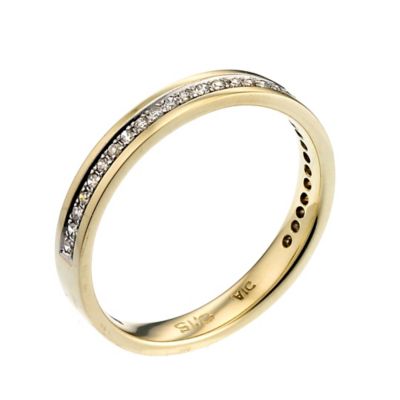 14ct Yellow Gold Ladies' Diamond Set Eternity Ring - Product number 9197990