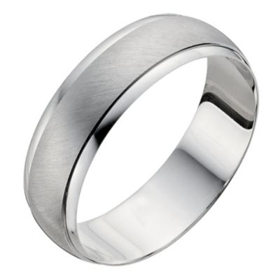 14ct Yellow & White Gold 6mm Wedding Ring - Product number 9198652