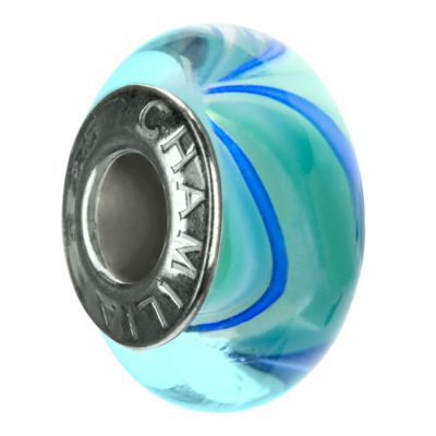 Chamilia - sterling silver Blue Green Swirl