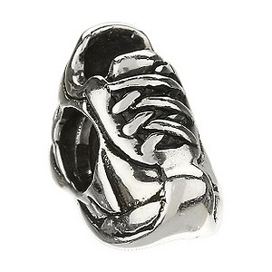 - sterling silver Sneaker bead