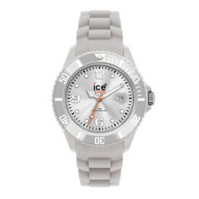Ice Watch Men's Silver Silicone Strap Watch - Product number 9204253