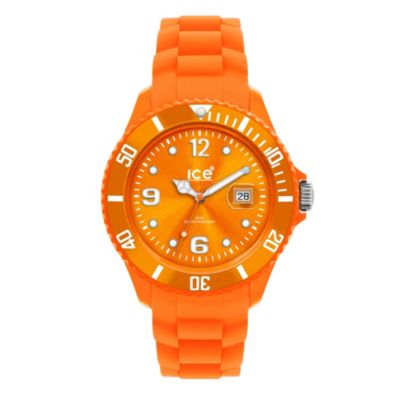 Ice Watch Men's Orange Silicone Strap Watch - Product number 9204261
