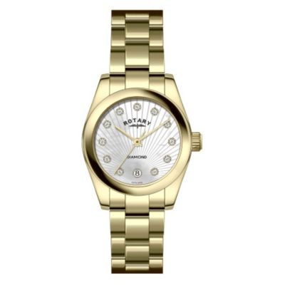 Rotary Ladies' Gold Plated Diamond WatchRotary Ladies' Gold Plated Diamond Watch
