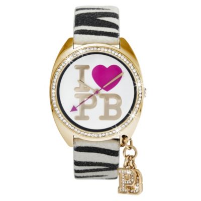 Paul's' Boutique Paris Zebra Print Strap Watch - Product number 9204865