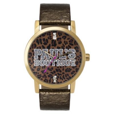 Paul's Boutique Mia Brown Leopard Dial Watch - Product number 9204873